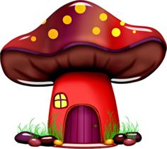 Mushrooms House - ClipArt Best