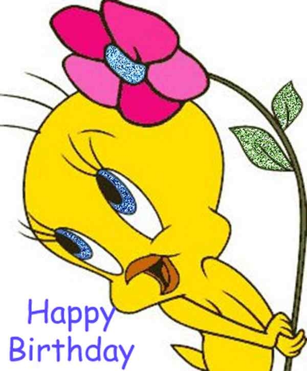 Happy Birthday Flowers Clipart