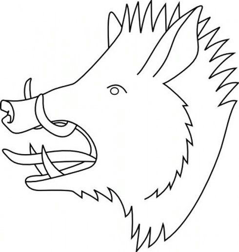Boars Head Clip Art 2 | Free Vector Download - Graphics,