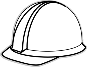 White Hard Hat 2 Clip Art - vector clip art online ...