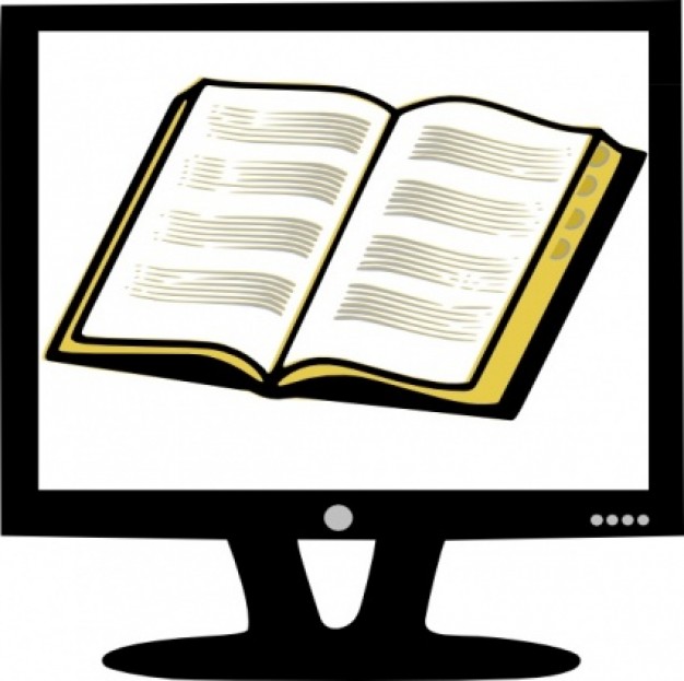 Rfc Book On Monitor clip art | Download free Vector