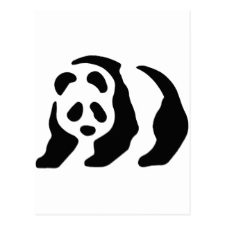 Panda Stencil Cards | Zazzle