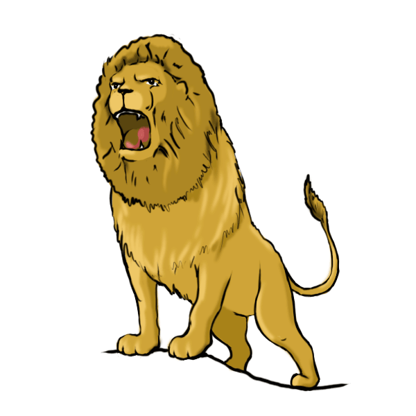 Cartoon Lion Roaring - ClipArt Best