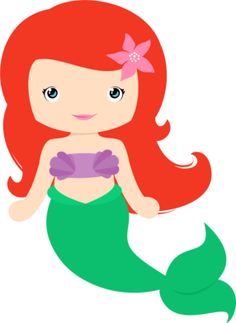 Little mermaid clipart cute