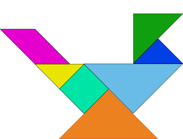 Tangram Chicken or Bird 001.svg.hi.png - The Work of God's ...