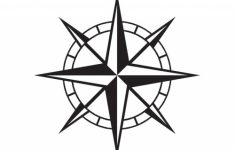 Elegant Compass Rose Coloring Pagefor Kids with Super Easy Compass ...