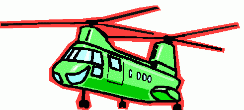 Flying helicopter clipart gif