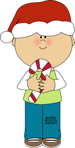 Christmas kid clipart