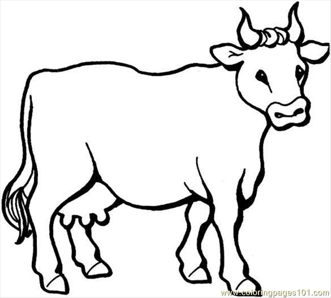 Perfect Cow Coloring Pages 25 On Coloring Pages for Kids Online ...