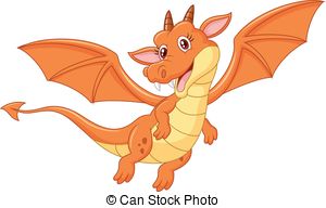 Flying dragon clipart