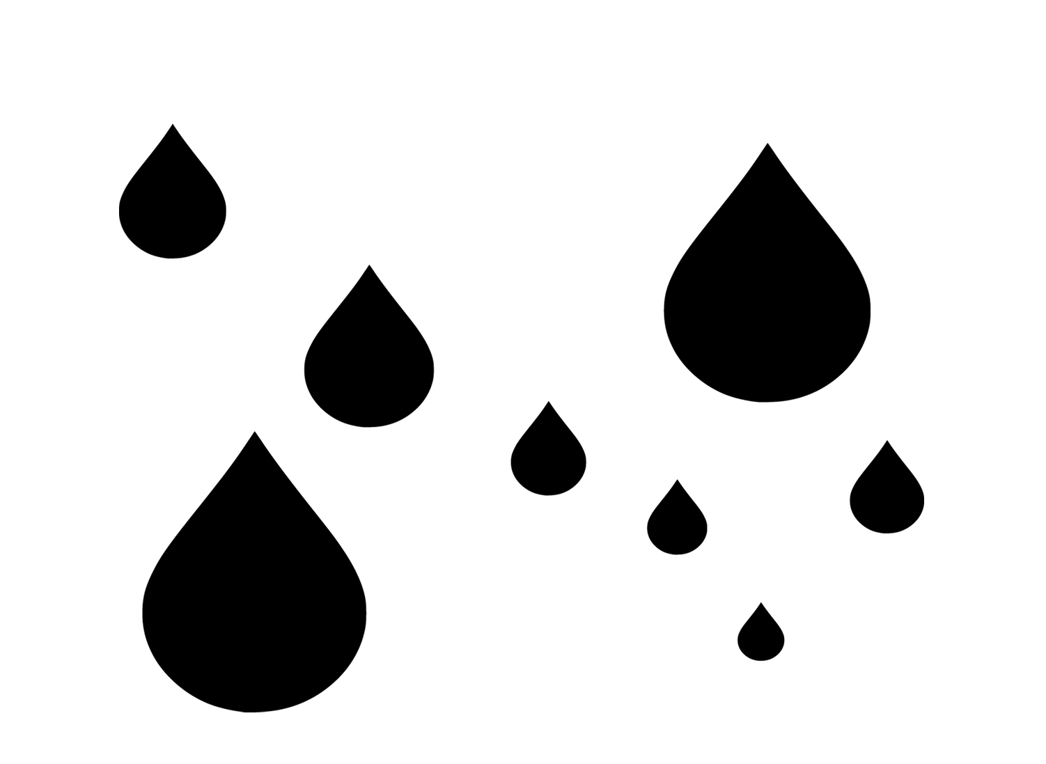 Raindrop Template Free Printable - ClipArt Best