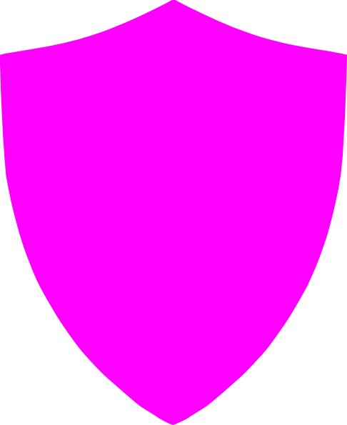 Pink Football Shield Clip Art - vector clip art ...