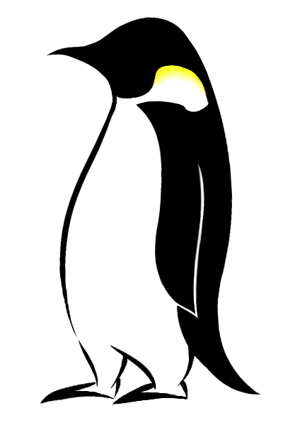 Emperor penguin clipart