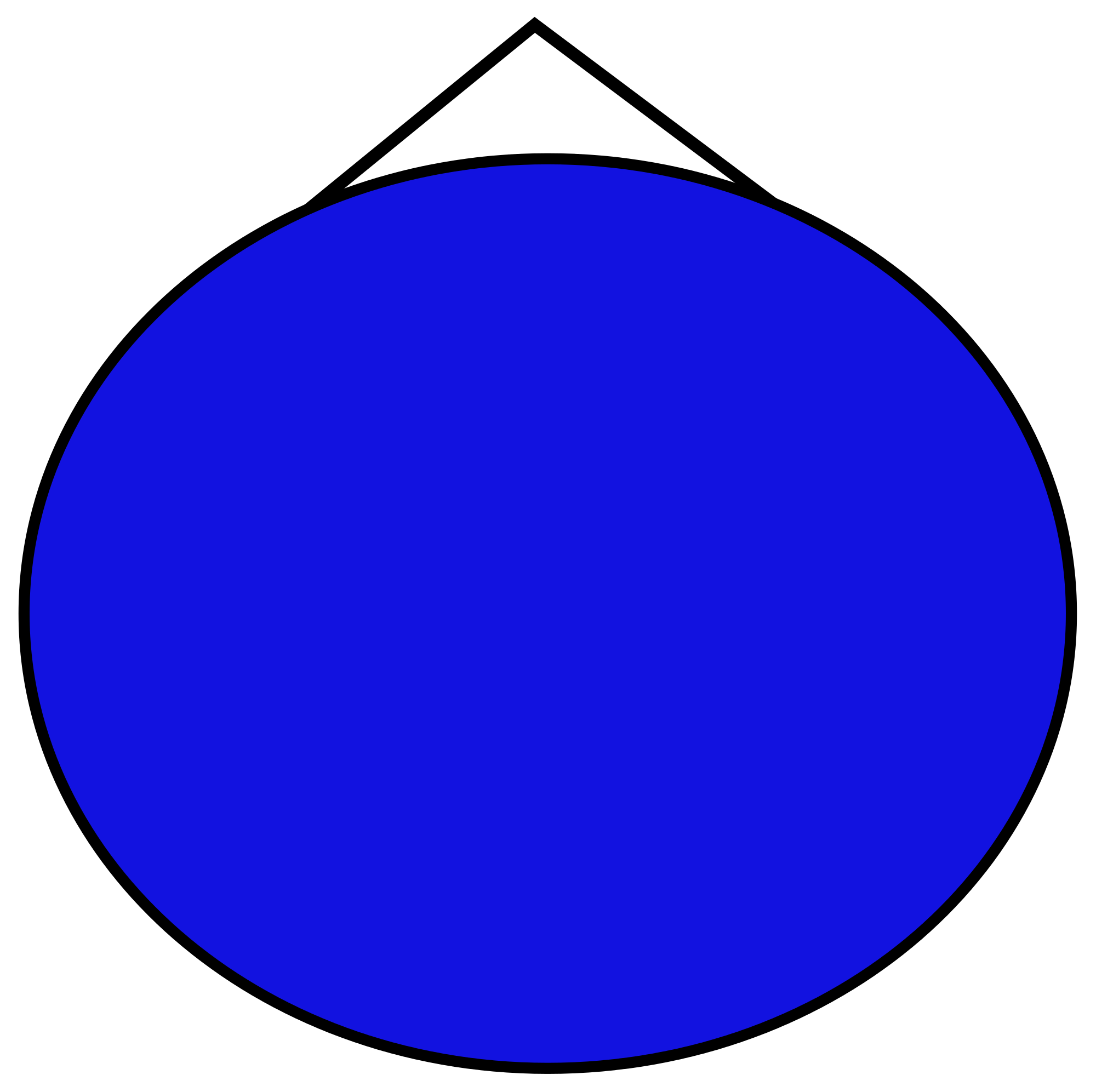 File:Blue person from above icon.svg