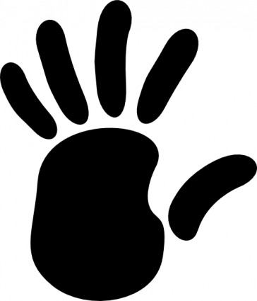 Free Vector Baby Handprint | Free Download Clip Art | Free Clip ...