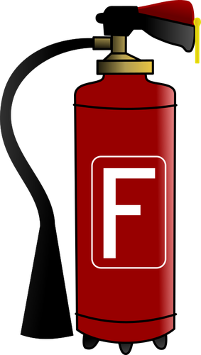 Red fire extinguisher drawing | Public domain vectors