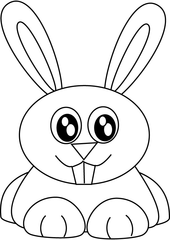 easter kids coloring pages printable girl in bunny costume