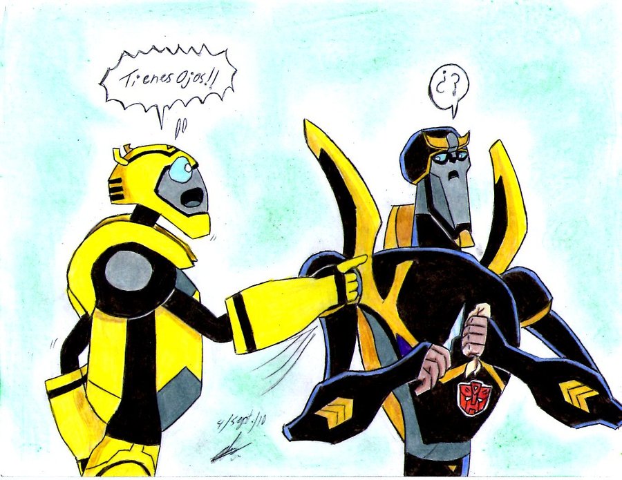 Prowl and bumblebee surprise