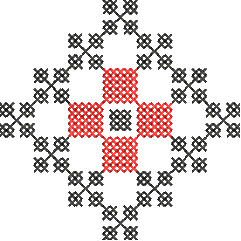 Cross Stitch Motif Embroidery Designs:- Cross Stitch Geometric ...