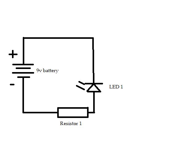 Papercraft TARDIS with working light : (optional) Wiring the LED