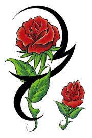 Rosen Tattoo Bilder - ClipArt Best