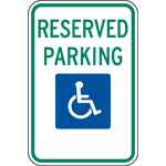 Parking Signs - State Handicap / Disabled / Accessible - Safety ...