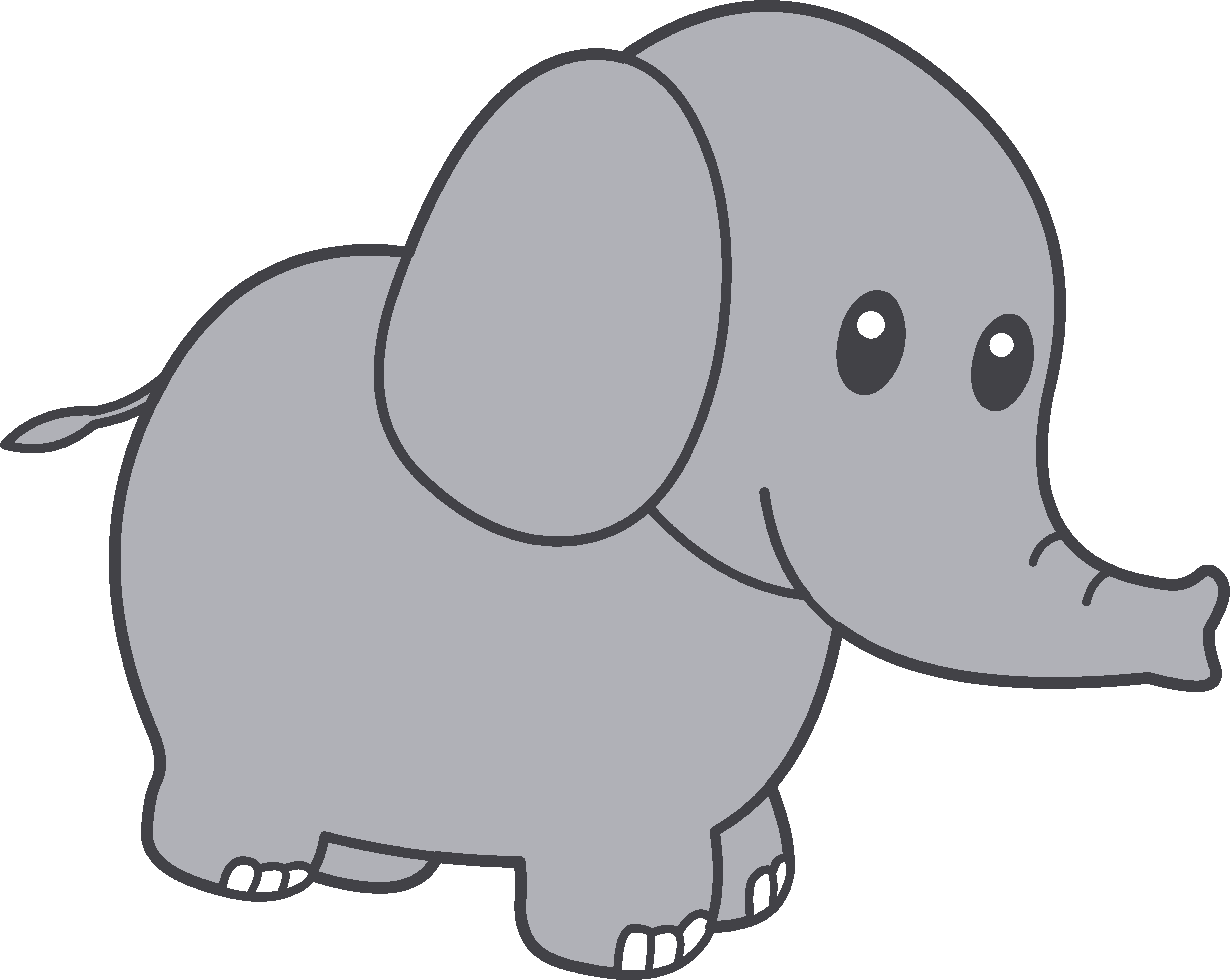 Elephant clipart cartoon