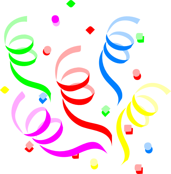 Streamers Clip Art