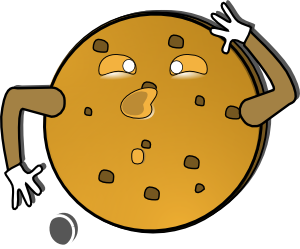 Crazy Cookie clip art Free Vector / 4Vector