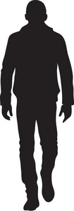 Man Clipart Image - Silhouette of a Man