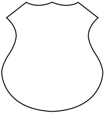 Police Shield Template - ClipArt Best
