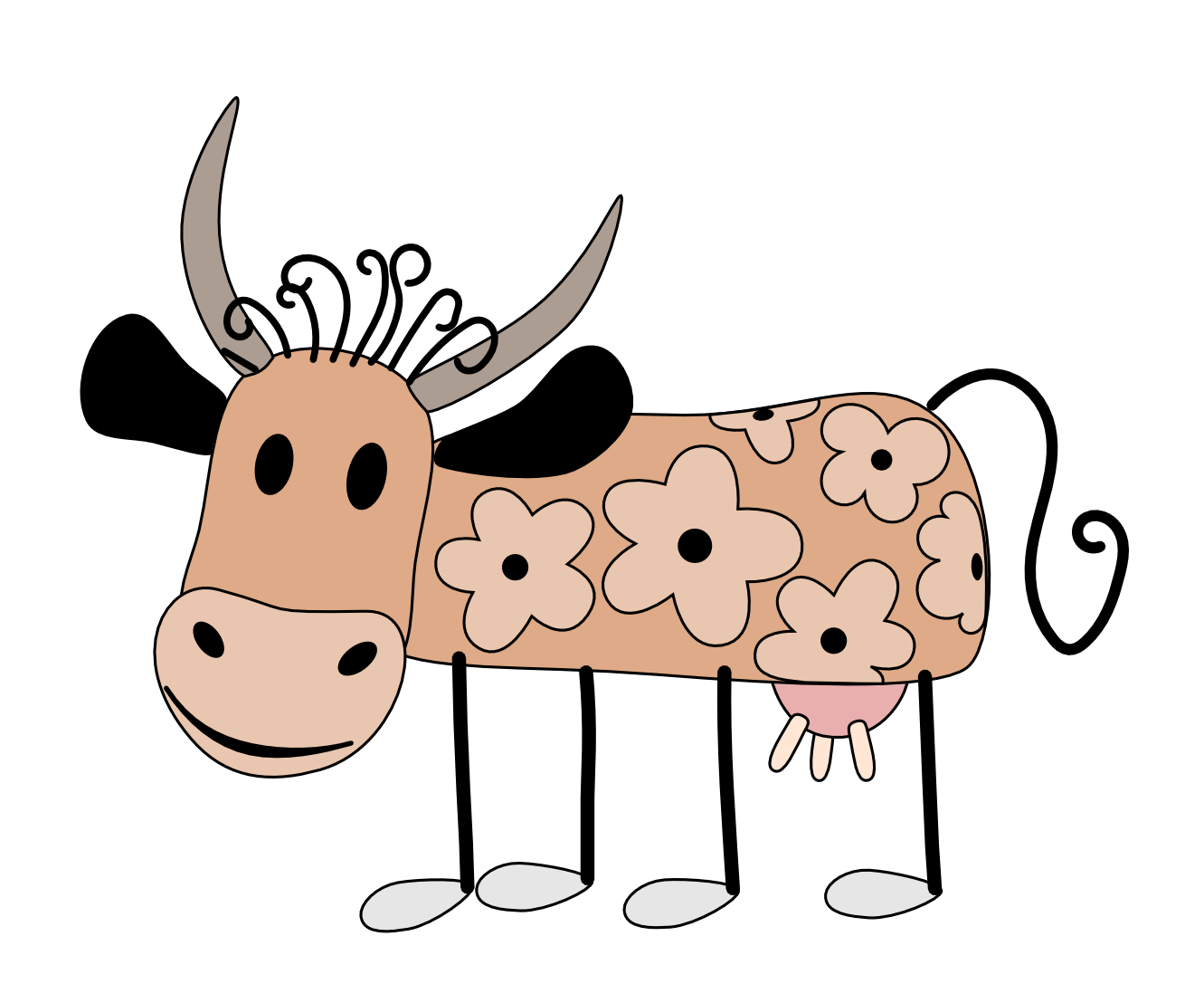 Pics Of Cartoon Cows | Free Download Clip Art | Free Clip Art | on ...