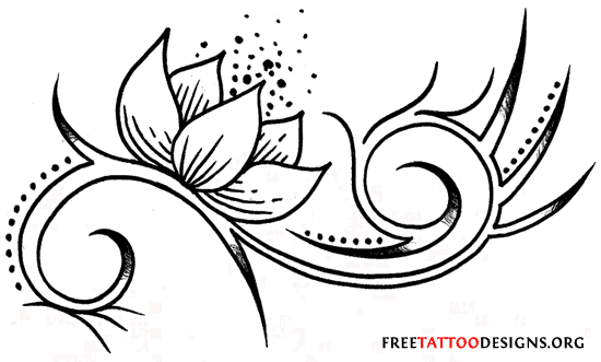 Tato Tribal Bunga | Free Download Clip Art | Free Clip Art | on ...