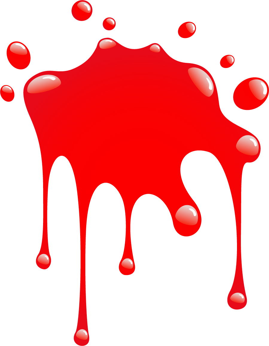 Red paint splatter clip art