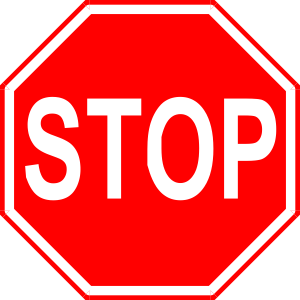 Stop Sign clip art Free Vector / 4Vector