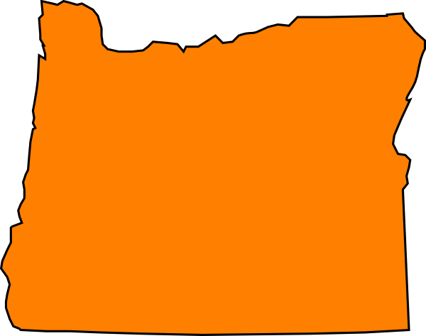 Orange Oregon Clip Art - vector clip art online ...