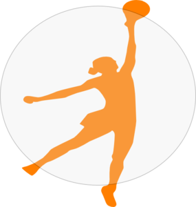 Netball Stretch Clip Art - vector clip art online ...