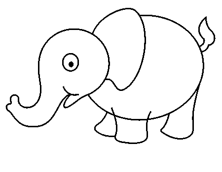 Elephant Drawings For Kids - ClipArt Best