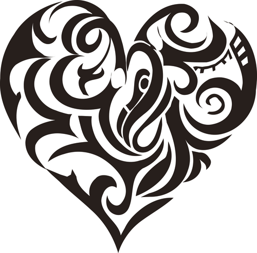 Free Heart Tattoo Designs - ClipArt Best