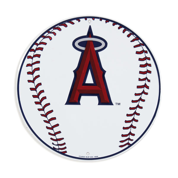 Los Angeles Angels Baseball Logo Metal Sports Sign | Sports Team ...