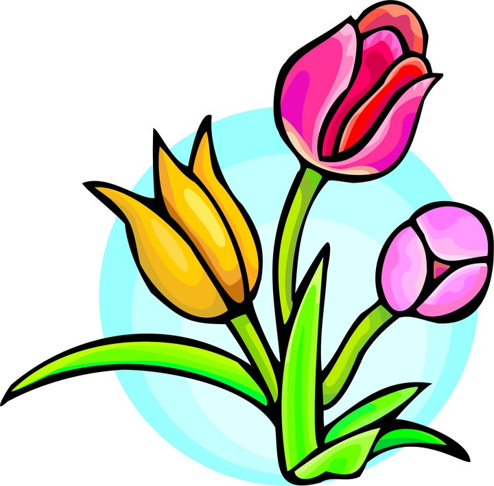 Spring Flowers Graphics - ClipArt Best