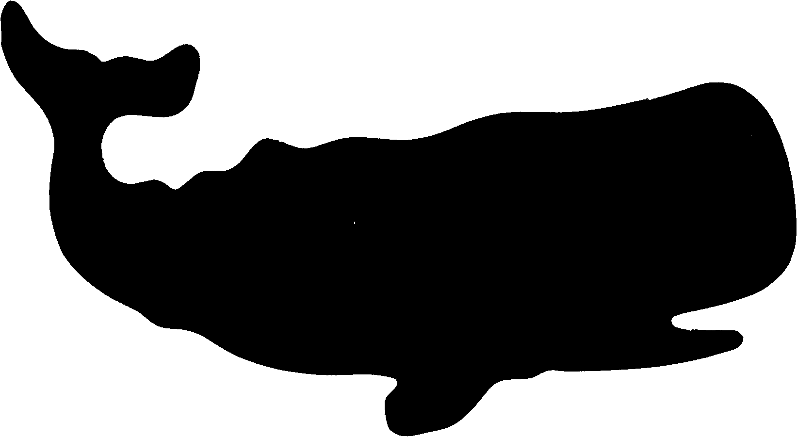 Whale clipart silhouette