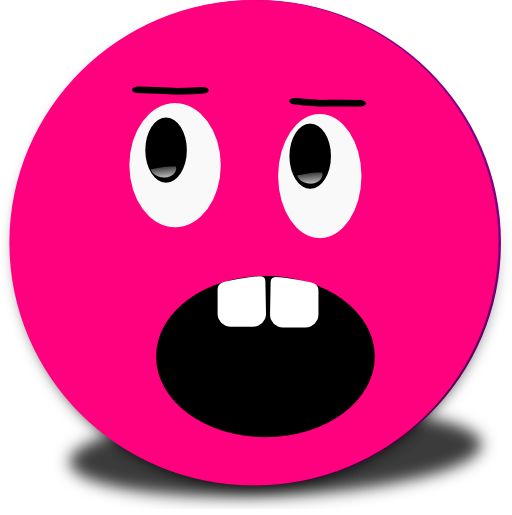 Surprised smiley clipart