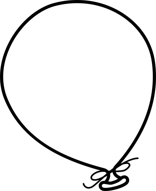 Balloon clip art black and white free - ClipArt Best - ClipArt Best