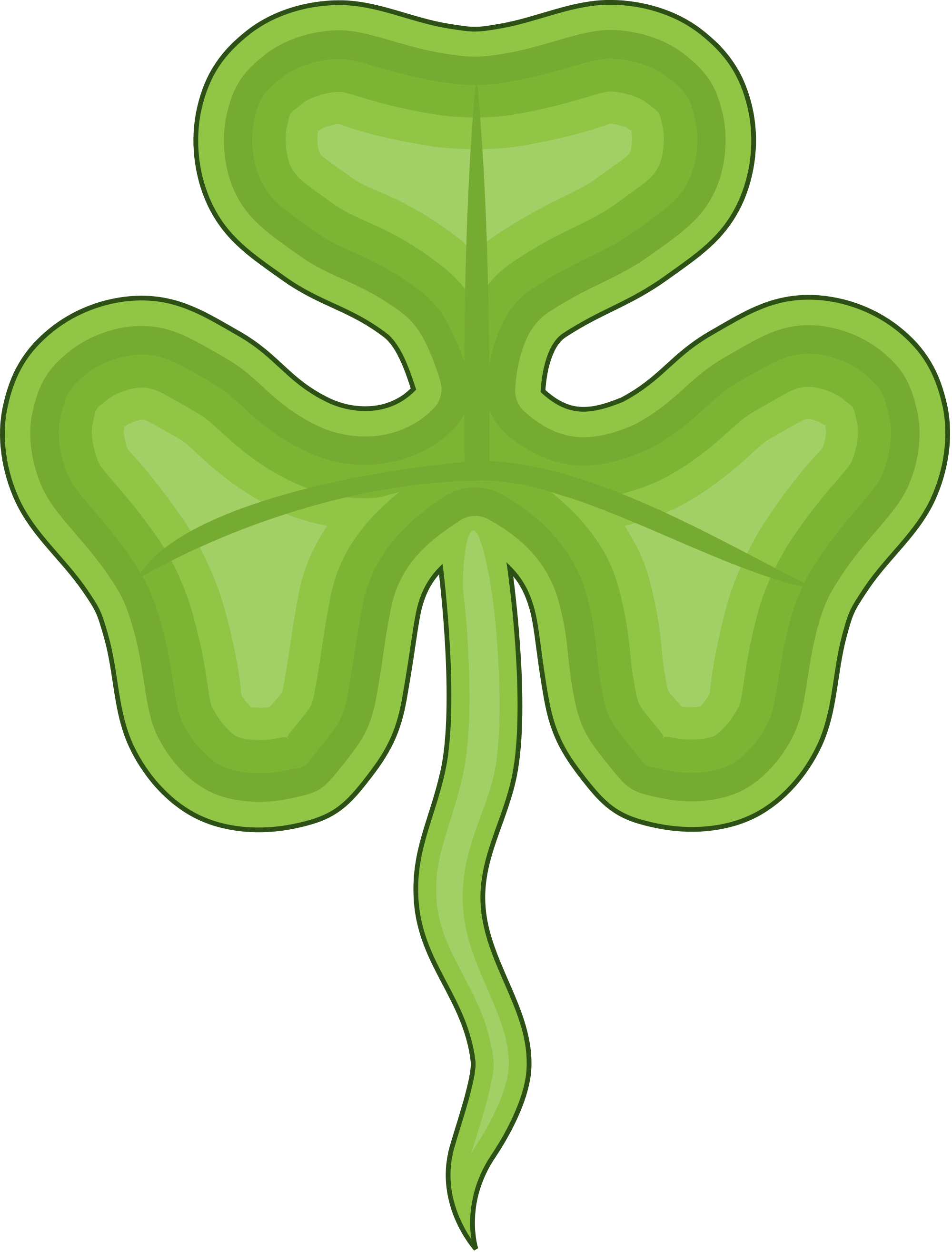 File:Shamrock of Ireland (Heraldry).svg