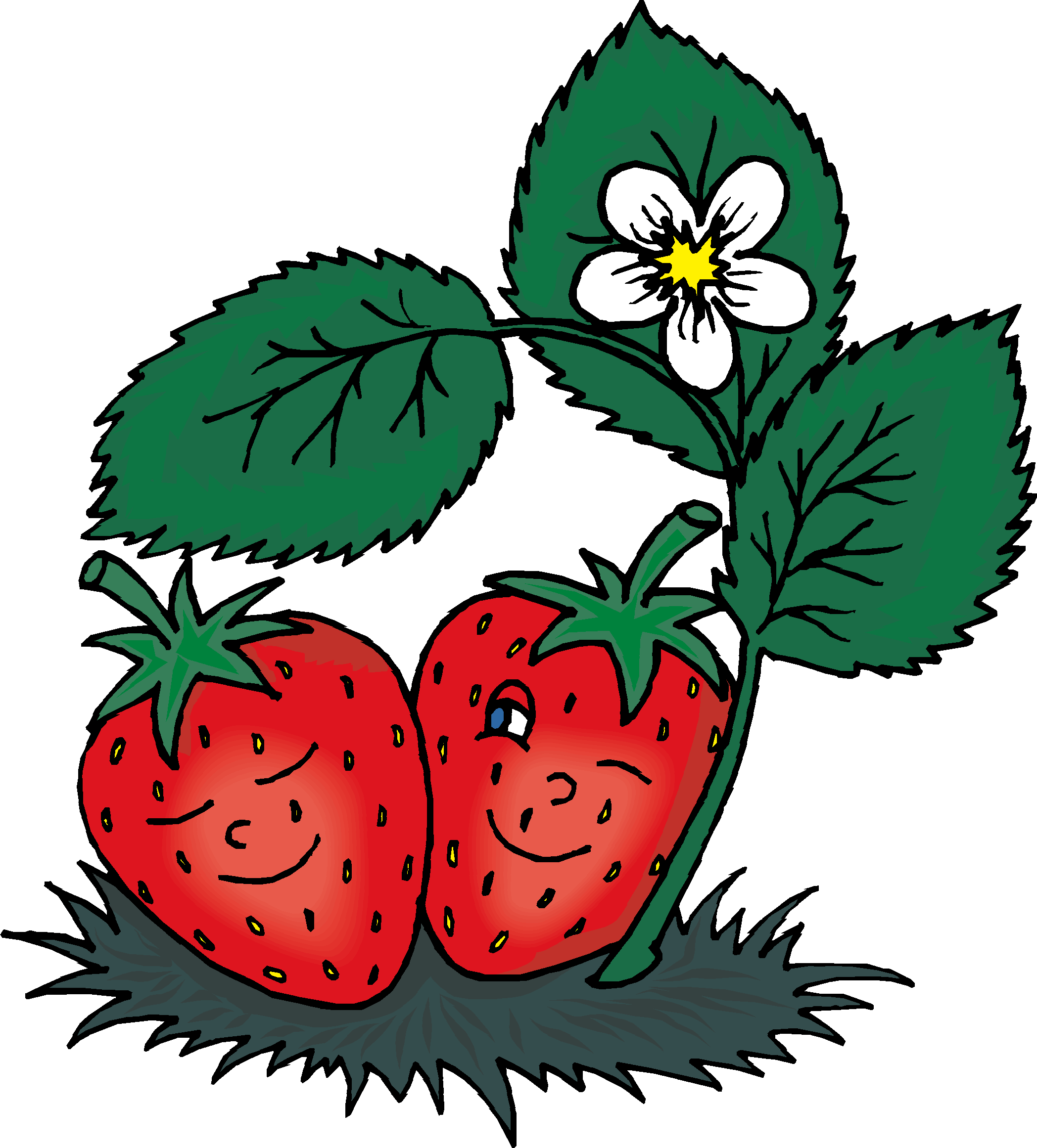 Strawberry Clip Art Border - Free Clipart Images