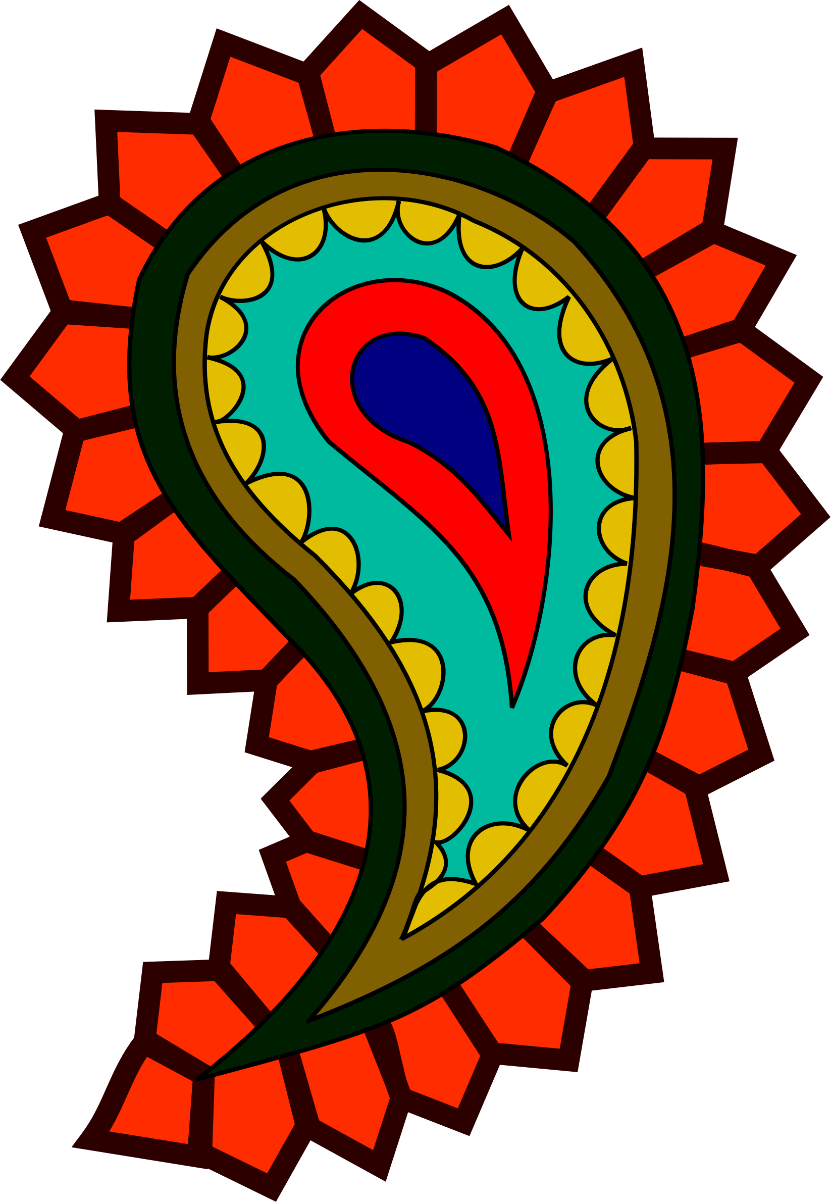 Clipart - paisley