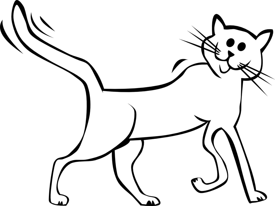 Cat Clipart Black And White - ClipArt Best