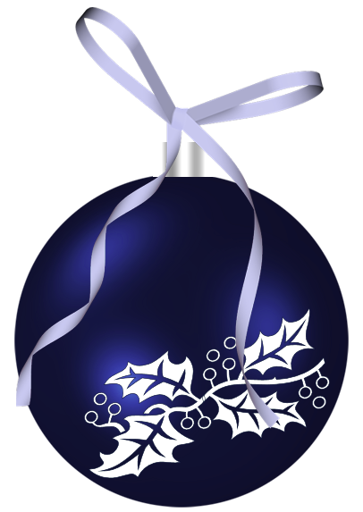 Blue christmas decorations clipart - ClipartFox