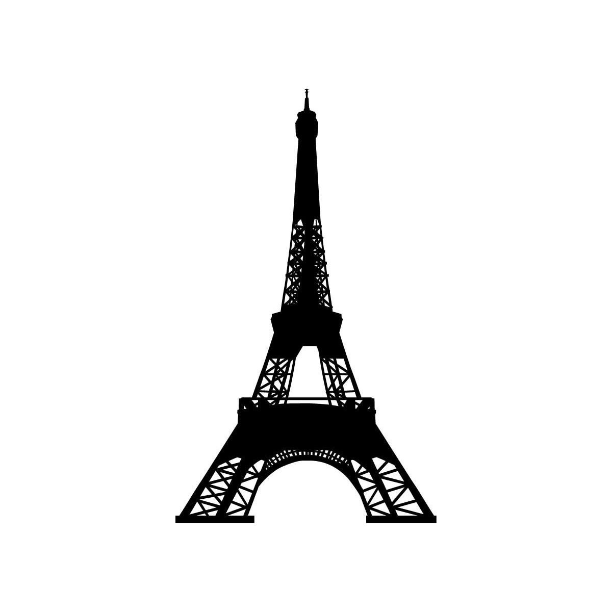 Silhouette Eiffel Tower - ClipArt Best